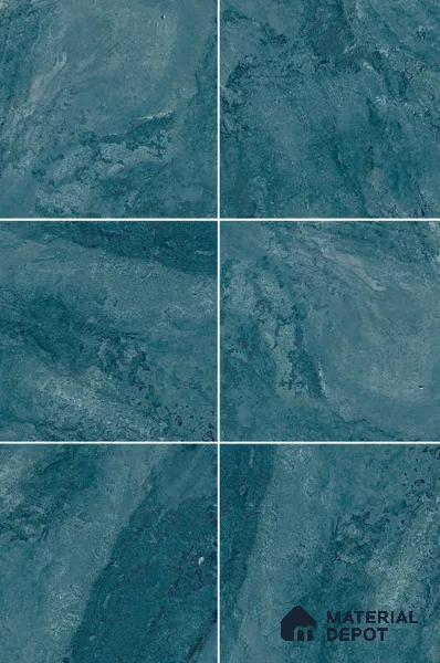 Stone Floor & Wall Tile TL 11721 | 8 in x 8 in Vitrified Metallic Glue Matte Tile - 9 mm