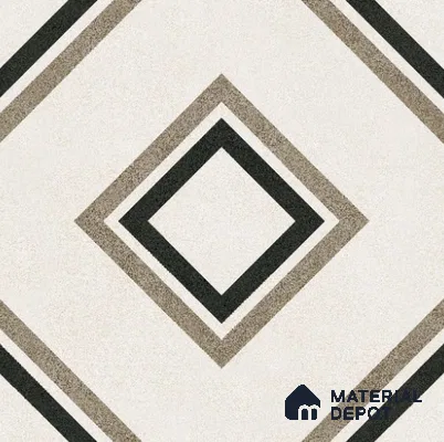 Moroccan Floor & Wall Tile TL 11725 | 8 in x 8 in Vitrified Matte Tile - 9 mm