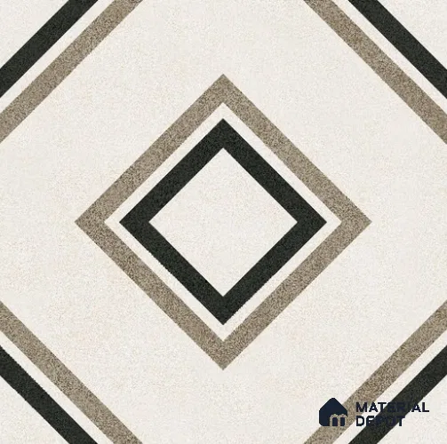 Moroccan Floor & Wall Tile TL 11725 | 8 in x 8 in Vitrified Matte Tile - 9 mm