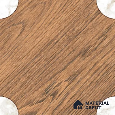 Moroccan Floor & Wall Tile TL 11727 | 8 in x 8 in Vitrified Matte Tile - 9 mm