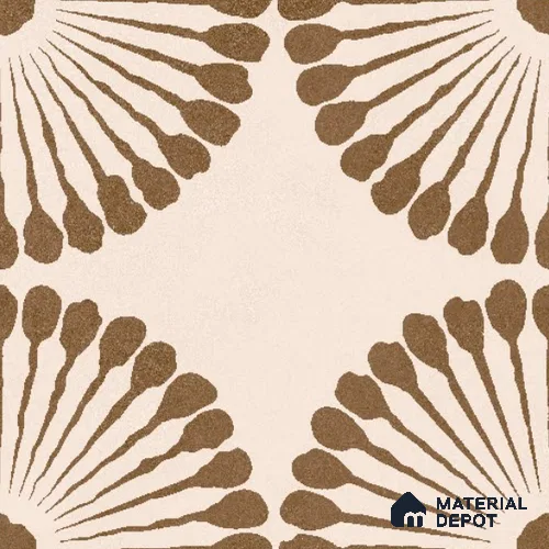 Moroccan Floor & Wall Tile TL 11730 B | 8 in x 8 in Vitrified Glue Matte Tile - 9 mm
