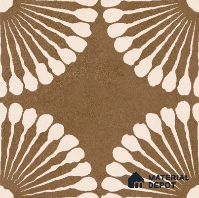 Moroccan Floor & Wall Tile TL 11730 | 8 in x 8 in Vitrified Glue Matte Tile - 9 mm