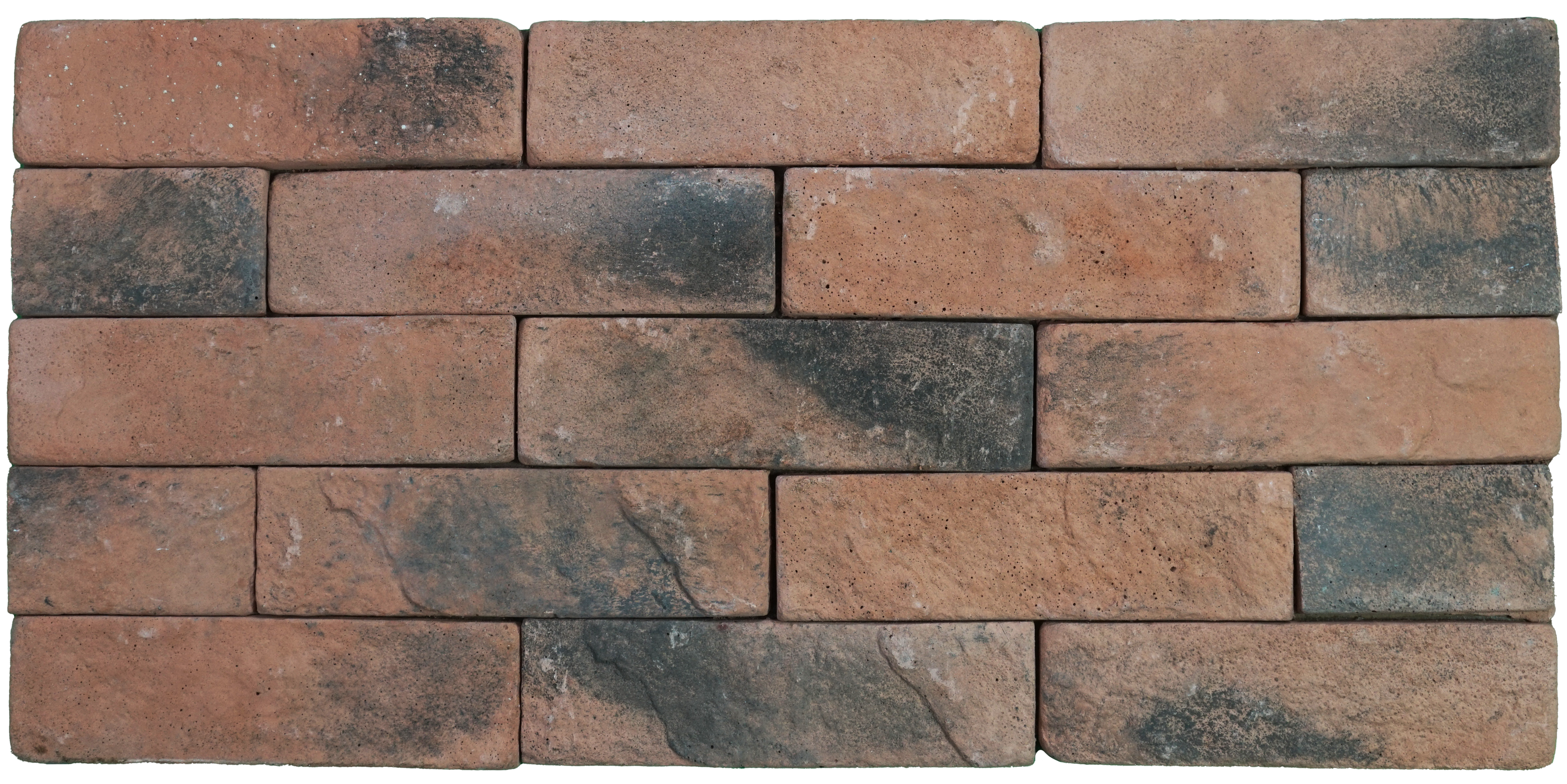 WL 00072 Red Brick 63.5 x 229 mm Natural Stone Wall Cladding |  Stone is a Natural Product, Please Expect Variation in Shades