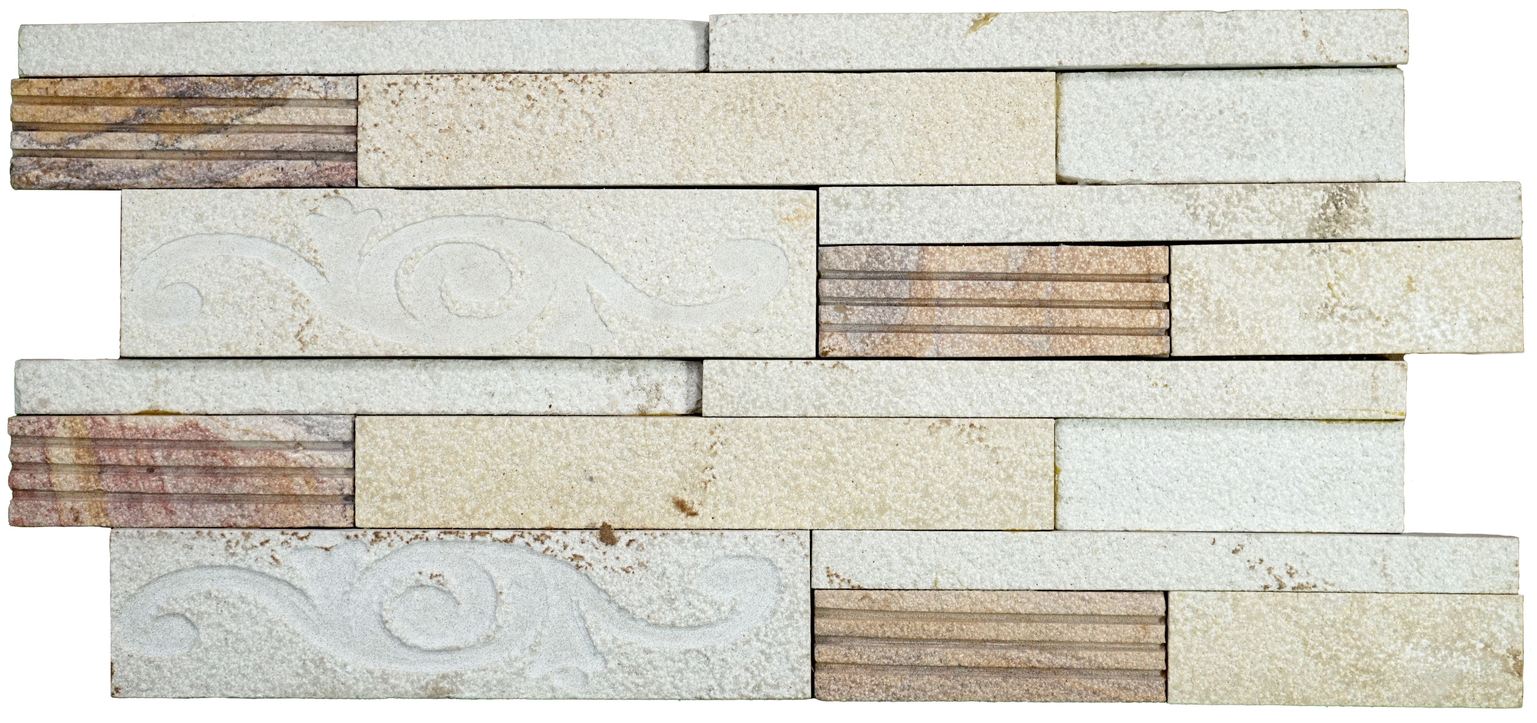 WL 00130 Silver Eye 600 x 150 mm Natural Stone Wall Cladding