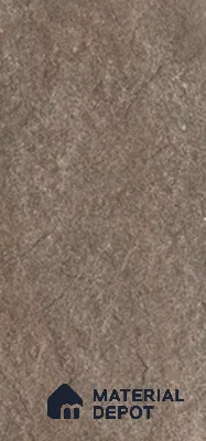 Stone Floor Tile TL 06023 AG Evoque Brown 2 ft x 11.8 Inch Anti Skid Tiles Vitrified Matte Slate Punch Finish - 12 mm | 8 Random Design  Ideal For Parking, Outdoor, Balcony