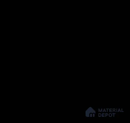 Floor & Wall Tile TL 10436 B Plain Black 200 x 200 mm  Vitrified Matte Finish - 9 mm  Suitable For Living Room, Bedroom, Kitchen (Sample)