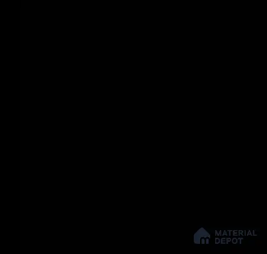 Floor & Wall Tile TL 10184 B Plain Black 1 ft x 1 ft Ceramic Tiles Matte Finish - 7.5 mm