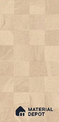 Stone Wall & Floor Tile TL 07667 Iro Clay 5.24 ft x 2.6 ft Full Body Vitrified Matte Finish - 9 mm | 4 Random Design  Suitable For Living Room, Bedroom, Bathroom