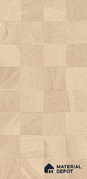 Stone Wall & Floor Tile TL 07667 Iro Clay 5.24 ft x 2.6 ft Full Body Vitrified Matte Finish - 9 mm | 4 Random Design Suitable For Living Room, Bedroom, Bathroom