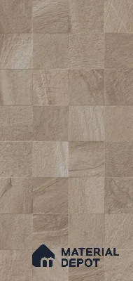Stone Wall & Floor Tile TL 07667 B Iro Mud 5.24 ft x 2.6 ft Full Body Vitrified Matte Finish - 9 mm | 4 Random Design  Suitable For Living Room, Bedroom, Bathroom