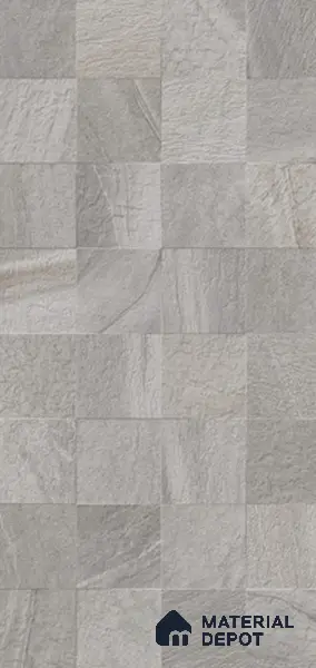 Stone Wall & Floor Tile TL 07667 C Iro Ash 5.24 ft x 2.6 ft Full Body Vitrified Matte Finish - 9 mm | 4 Random Design  Suitable For Living Room, Bedroom, Bathroom