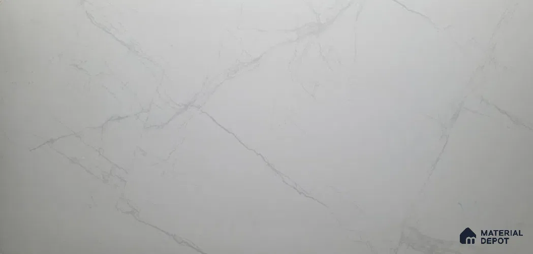 Marble Wall & Floor Tile TL 10844 Stilt White 4 ft x 2 ft  Vitrified Matte Finish - 9 mm | Suitable For Living Room, Bedroom, Kitchen