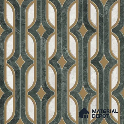 Moroccan Wall & Floor Tile TL 11801 | 2 ft x 2 ft Vitrified Glossy Tile - 9 mm | Suitable For Kitchen, Balcony, Dining Area