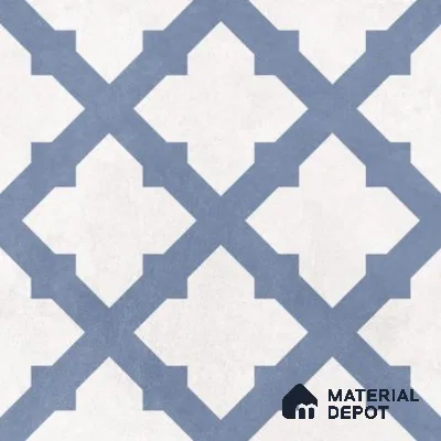 Moroccan Floor Decor Tile TL 11797 J | 2 ft x 2 ft Vitrified Double Digital Matte Tile - 9 mm | Suitable For Kitchen, Balcony, Dining Area