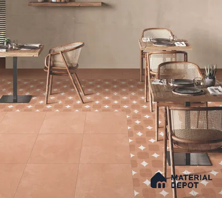 Plain Wall & Floor Base Tile TL 11797 M | 2 ft x 2 ft Vitrified Matte Tile - 9 mm