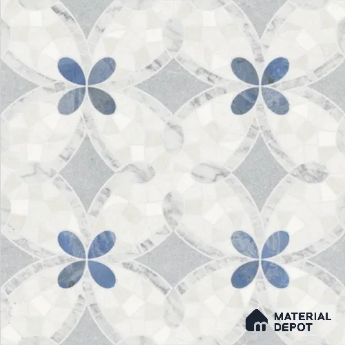 Moroccan Wall & Floor Tile TL 11805 | 2 ft x 2 ft Vitrified Sinker Finish Tile - 9 mm | Suitable For Kitchen, Bathroom, Dining Area