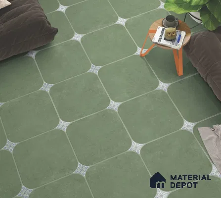 Plain Wall & Floor Tile TL 11799 F | 2 ft x 2 ft Vitrified Double Digital Matte Tile - 9 mm