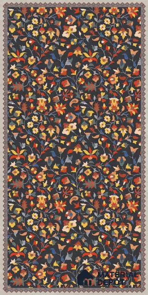 Moroccan Wall Decor Tile TL 11717 B | 4 ft x 2 ft Vitrified Carving Matte Tile - 9 mm