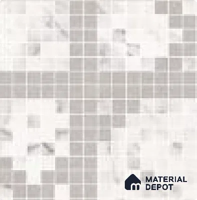 Faux Mosaic Wall & Floor Tile TL 11863 B | 4 ft x 2 ft Vitrified Glue Double Digital Tile - 9 mm