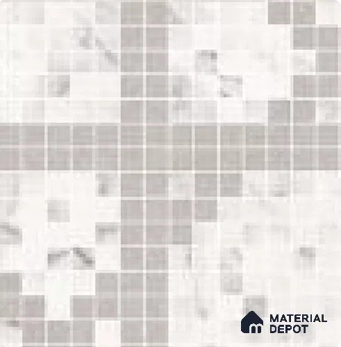 Faux Mosaic Wall & Floor Tile TL 11863 B | 4 ft x 2 ft Vitrified Glue Double Digital Tile - 9 mm