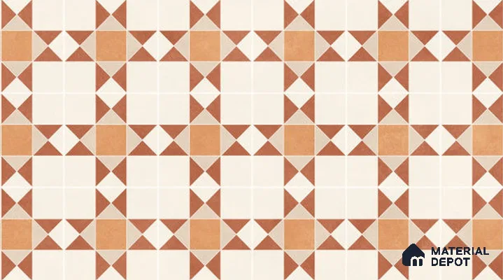 Patterned Wall & Floor Tile TL 11851 B | 4 ft x 2 ft Vitrified Matte Tile - 9 mm