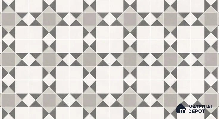 Patterned Wall & Floor Tile TL 11851 | 4 ft x 2 ft Vitrified Matte Tile - 9 mm