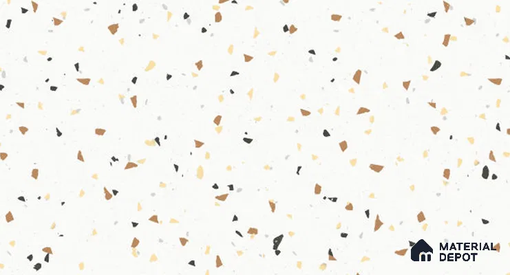 Terrazzo Wall & Floor Tile TL 11823 D | 4 ft x 2 ft Vitrified Matte Tile - 9 mm (Sample)