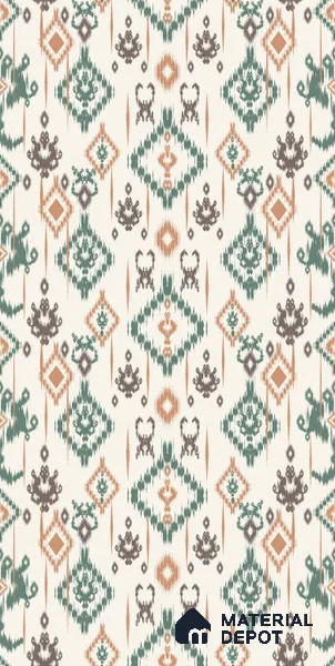 Moroccan Wall Decor Tile TL 11701 | 4 ft x 2 ft Vitrified Glue Double Digital Tile - 9 mm