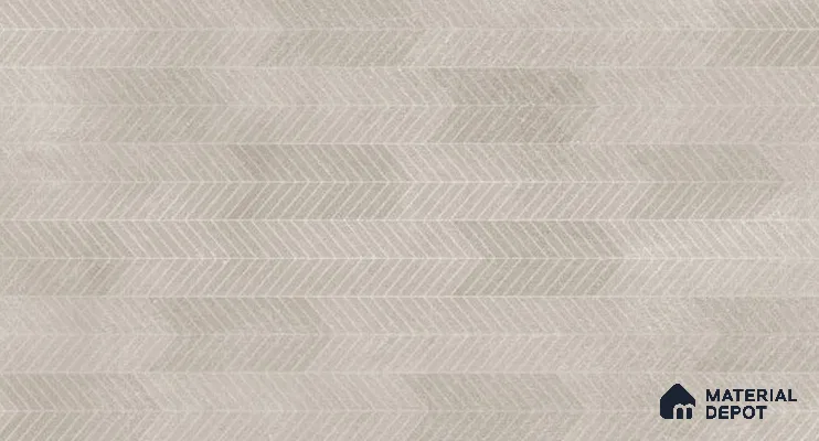 Patterned Wall Decor Tile TL 11824 B | 4 ft x 2 ft Vitrified Carving Matte Tile - 9 mm
