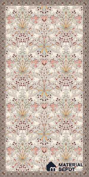 Moroccan Wall Decor Tile TL 11711 B | 4 ft x 2 ft Vitrified Carving Matte Tile - 9 mm