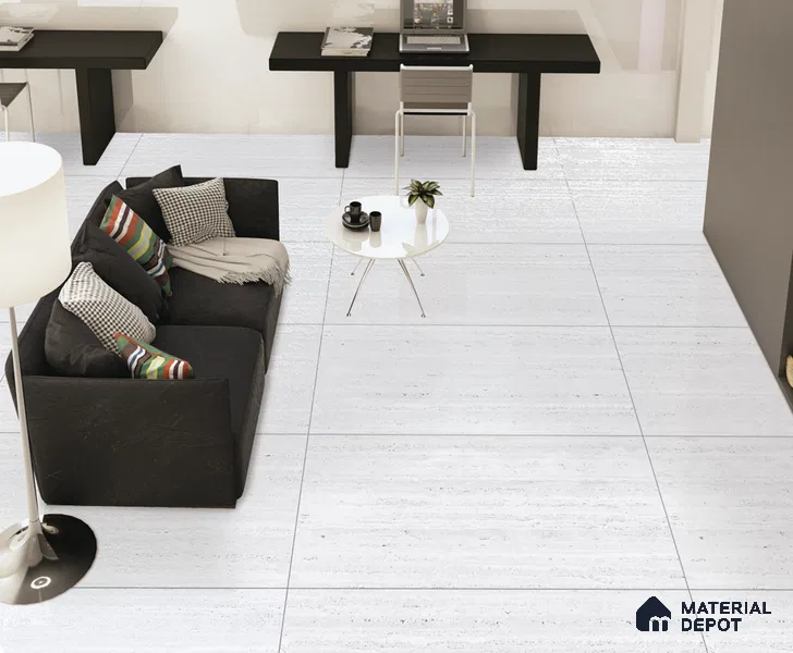 Marble Wall & Floor Tile TL 11832 B | 4 ft x 2 ft Vitrified Satin Tile - 9 mm