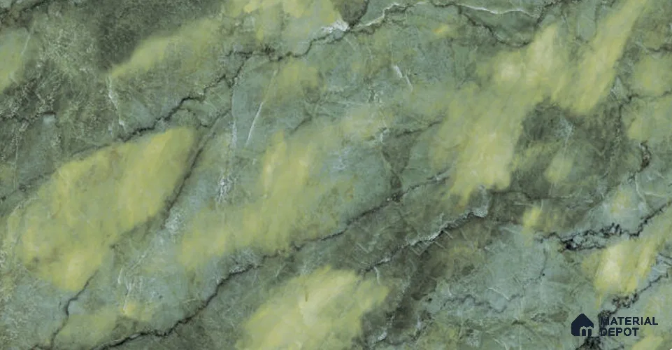 Stone Wall & Floor Tile TL 11839 C | 4 ft x 2 ft Vitrified High Gloss Tile - 9 mm