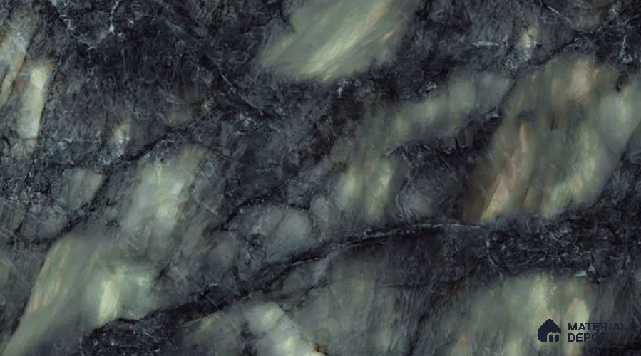 Stone Wall & Floor Tile TL 11839 D | 4 ft x 2 ft Vitrified High Gloss Tile - 9 mm