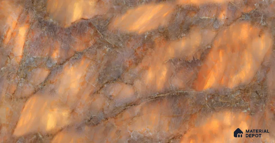 Stone Wall & Floor Tile TL 11839 | 4 ft x 2 ft Vitrified High Gloss Tile - 9 mm