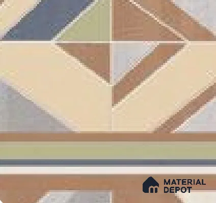 Patterned Wall Decor Tile TL 11858 C | 4 ft x 2 ft Vitrified Double Digital Matte Tile - 9 mm