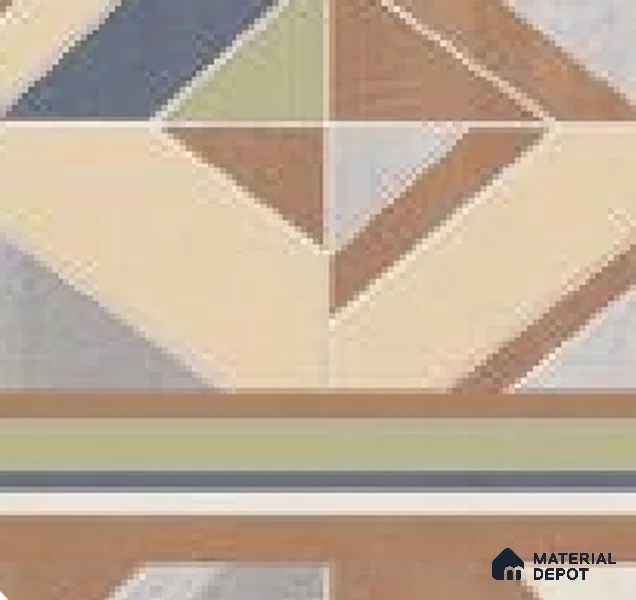 Patterned Wall Decor Tile TL 11858 C | 4 ft x 2 ft Vitrified Double Digital Matte Tile - 9 mm