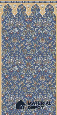 Moroccan Wall Decor Tile TL 11714 B | 4 ft x 2 ft Vitrified Carving Matte Tile - 9 mm