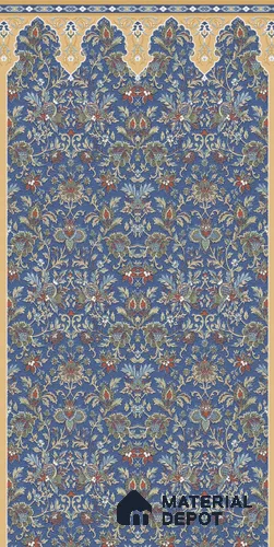 Moroccan Wall Decor Tile TL 11714 B | 4 ft x 2 ft Vitrified Carving Matte Tile - 9 mm