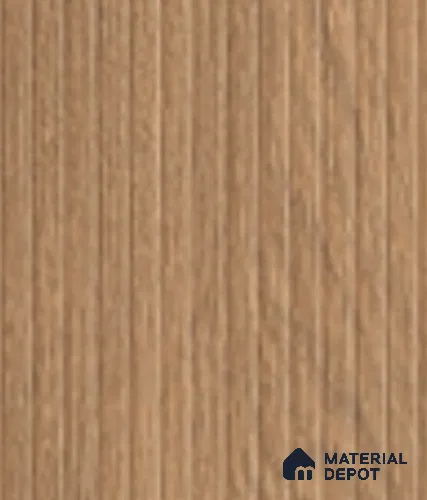 Wood Wall & Floor Tile TL 11740 B | 4 ft x 8 in Vitrified Punch Matte Tile - 9 mm