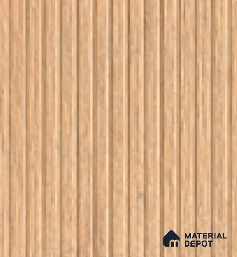 Wood Wall & Floor Tile TL 11740 C | 4 ft x 8 in Vitrified Punch Matte Tile - 9 mm