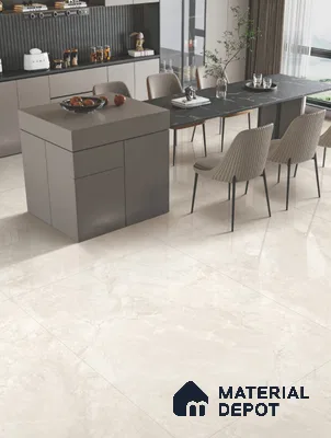 Marble Wall & Floor Tile TL 11752 | 6 ft x 4 ft Vitrified Satin Tile - 9 mm