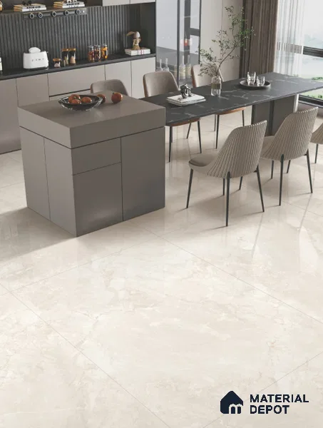 Marble Wall & Floor Tile TL 11752 | 6 ft x 4 ft Vitrified Satin Tile - 9 mm