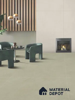 Stone Wall & Floor Tile TL 11743 C | 6 ft x 4 ft Vitrified Matte Tile - 9 mm