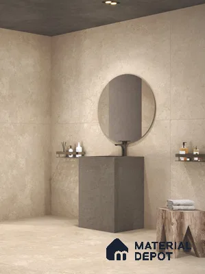 Stone Wall & Floor Tile TL 11754 | 6 ft x 4 ft Vitrified Double Digital Matte Tile - 9 mm