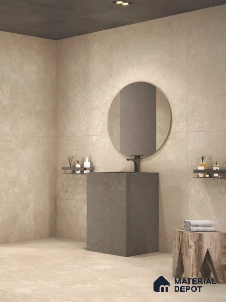 Stone Wall & Floor Tile TL 11754 | 6 ft x 4 ft Vitrified Double Digital Matte Tile - 9 mm