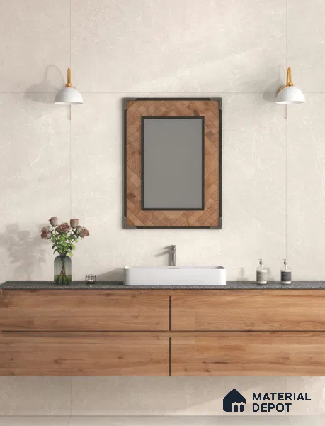 Stone Wall & Floor Tile TL 11748 | 6 ft x 4 ft Vitrified GHR Tile - 9 mm