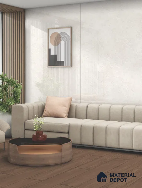 Marble Wall & Floor Tile TL 11813 | 6 ft x 4 ft Vitrified Glossy Tile - 9 mm