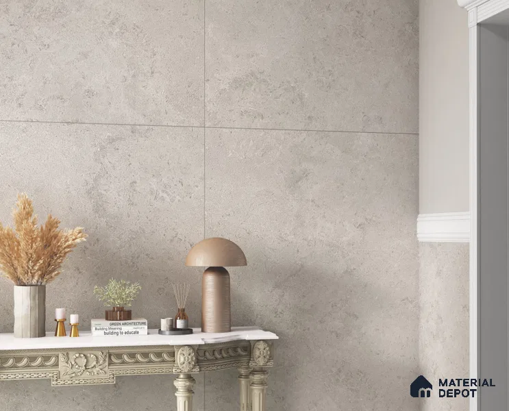 Stone Wall & Floor Tile TL 11749 | 6 ft x 4 ft Vitrified Double Digital Matte Tile - 9 mm