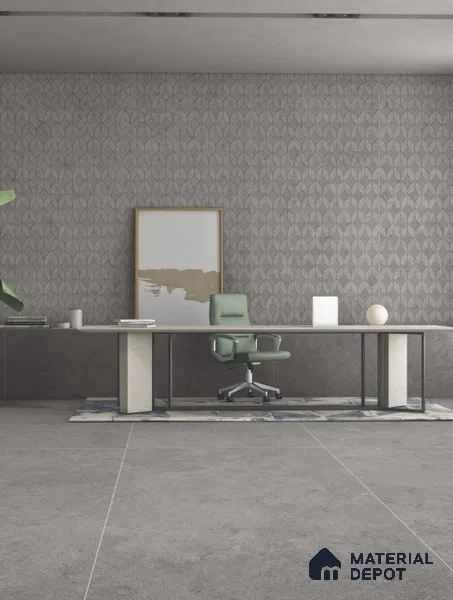 Marble Wall & Floor Base Tile TL 11756 | 8 ft x 4 ft Vitrified Double Digital Matte Tile - 9 mm