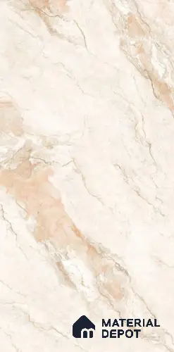 Bookmatch Marble Wall Face 2 Tile TL 11759 B | 8 ft x 4 ft Vitrified Glossy Tile - 9 mm